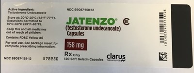 Bottle Label (Clarus 158mg)